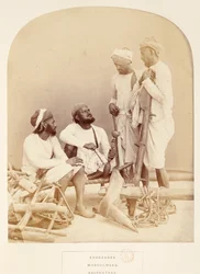 J.フォーブスワトソンによるインドの民衆からのKhanzadas、Mussulmans、Rajpootana、1868年発行（アルブメンプリント）